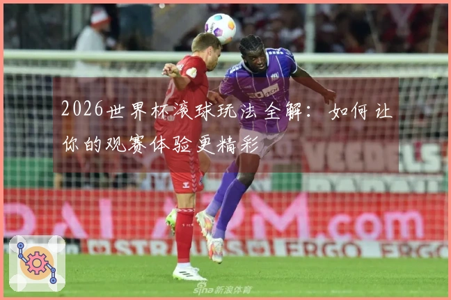 2026世界杯滚球玩法全解：如何让你的观赛体验更精彩